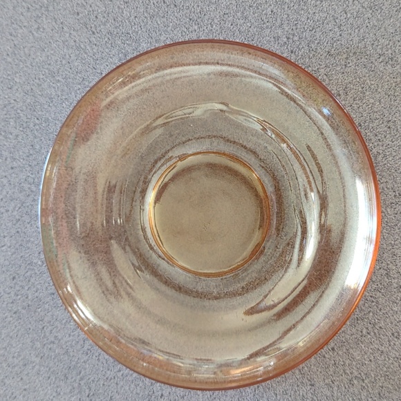 Iridescent Marigold Cup and Saucer Vintage - Picture 2 of 4